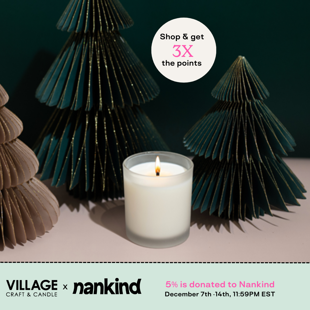 Brightening The Holiday Season with Village Craft & Candle Nankind