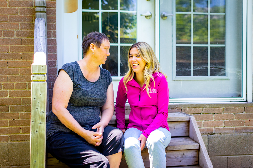 Nankind mom with her Volunteer 
